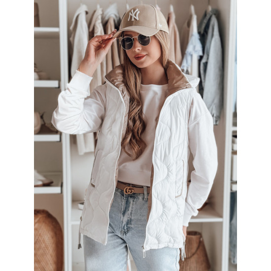 Biała kamizelka damska Vesolita Kamizelki damskie