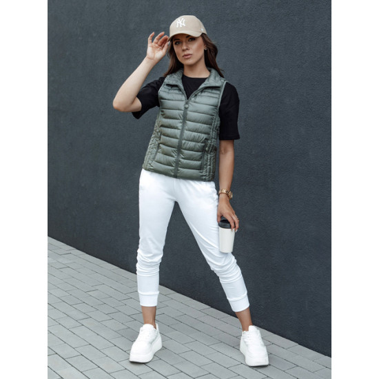 Moteriška žaliai liemenė Stylish TY4448 - Moterims Moteriška žaliai liemenė Stylish Moteriškos liemenės