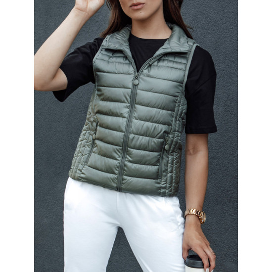 Moteriška žaliai liemenė Stylish TY4448 - Moterims Moteriška žaliai liemenė Stylish Moteriškos liemenės