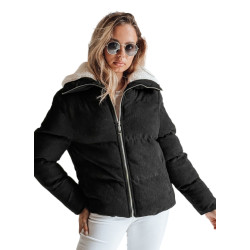 Moteriška žieminė juoda striukė Trendy