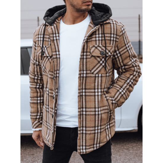 Vyriška ruda striukė su gobtuvu Jack Vyriškos Striukės ir Paltai