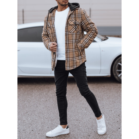 Vyriška ruda striukė su gobtuvu Jack Vyriškos Striukės ir Paltai