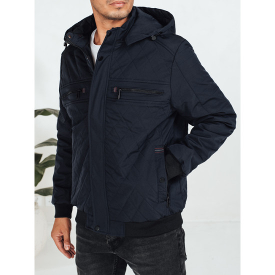 Vyriška tamsiai mėlyna striukė Kuder Žieminės striukės