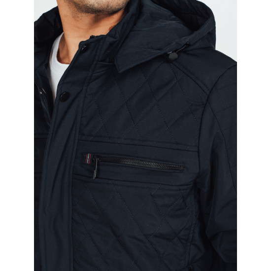 Vyriška tamsiai mėlyna striukė Kuder Žieminės striukės