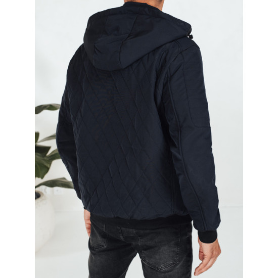 Vyriška tamsiai mėlyna striukė Kuder Žieminės striukės