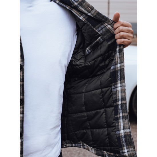 Vyriška pilka striukė su gobtuvu Endrik Vyriškos Striukės ir Paltai