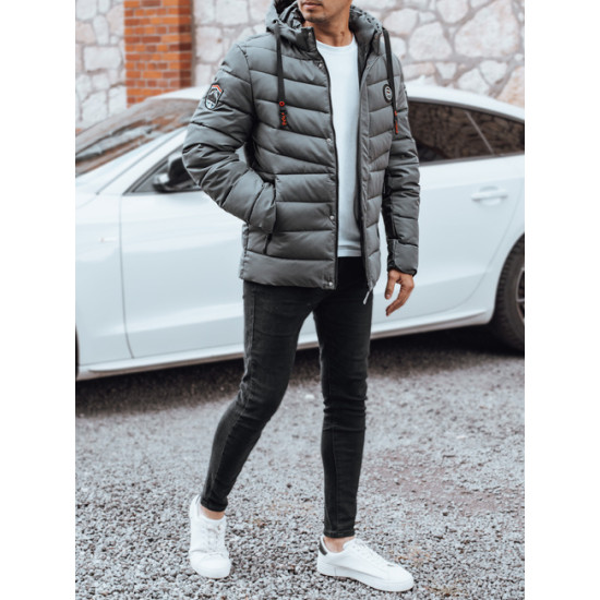 Vyriška tamsiai pilka žieminė striukė Daley Žieminės striukės