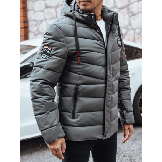 Vyriška tamsiai pilka žieminė striukė Daley Žieminės striukės