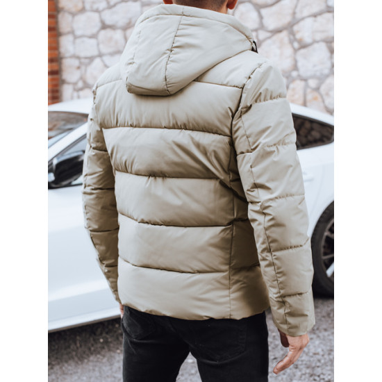 Vyriška žieminė šviesiai rusvos spalvos striukė Nevex TX5063 - Vyriškos Striukės ir Paltai Vyriška žieminė šviesiai rusvos spalvos striukė Nevex Žieminės striukės