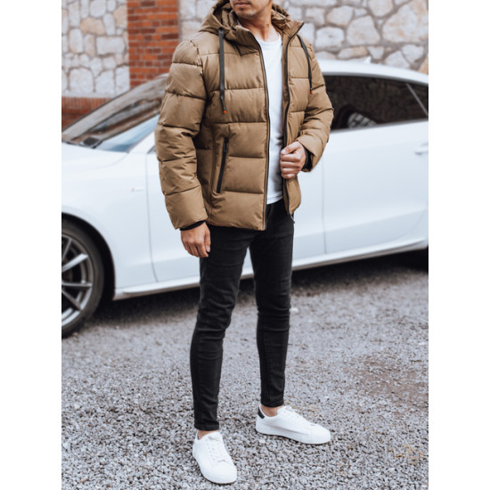 Miesten vaaleanruskea talvitakki Nevex Talvitakit