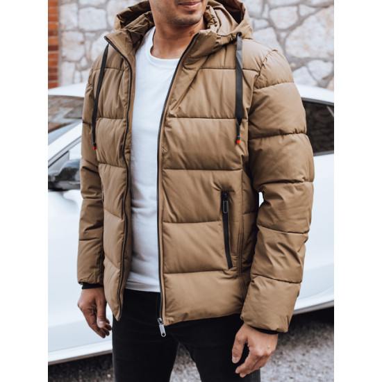 Miesten vaaleanruskea talvitakki Nevex Talvitakit