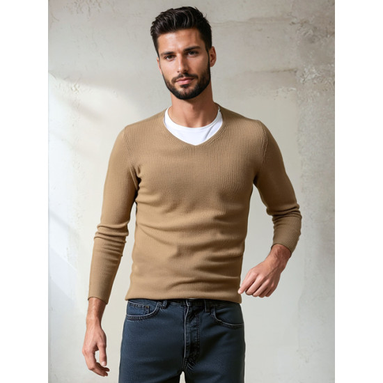 Vīriešu brūns džemperis Sandy Džemperi