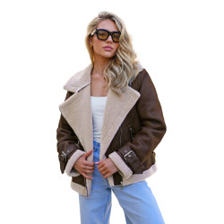 Women's brown jacket Erik