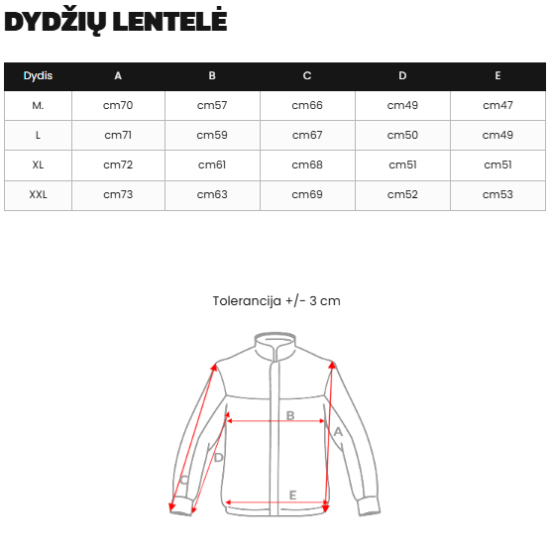 Juoda vyriška striukė su gobtuvu Lator JS/8M986/392