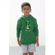 Vaikiškas žalias džemperis Meškinas su kamuoliu