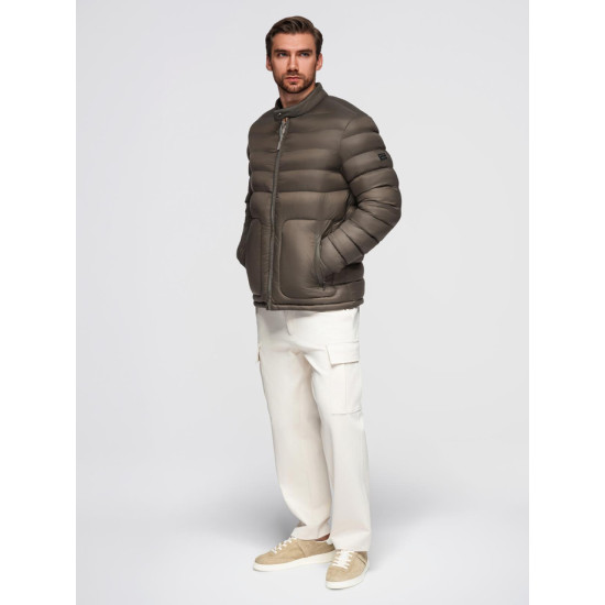 Vyriška chaki spalvos striukė Garin Odinės striukės