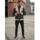 Men's black leather jacket with fur Leather jackets
