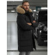 Vyriška juodos spalvos žieminė striukė Fred JS/25M9803/392