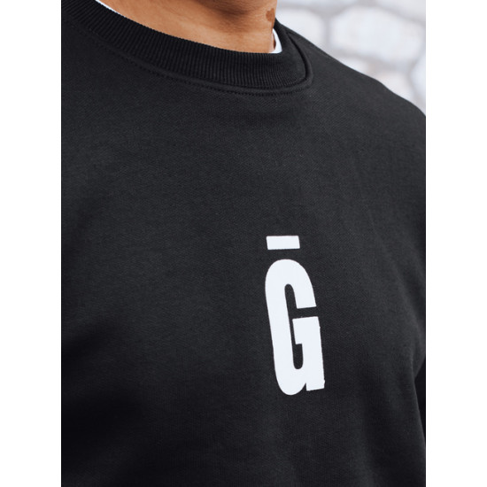Vyriškas juodas džemperis Gala Džemperiai su užrašais