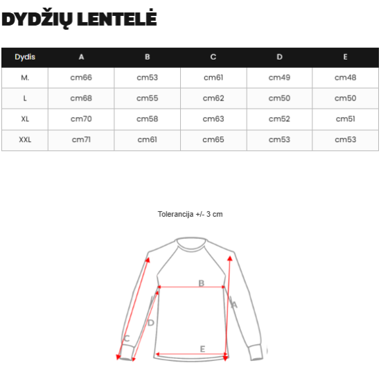 Vyriškas juodas džemperis be gobtuvu Crew Džemperiai su užrašais