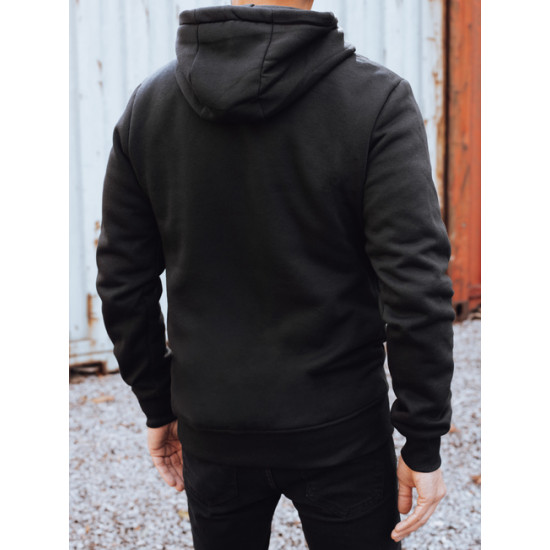 Vyriškas juodas džemperis su gobtuvu California Džemperiai su užrašais