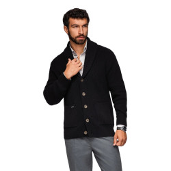 Vyriškas juodas megztinis Roy