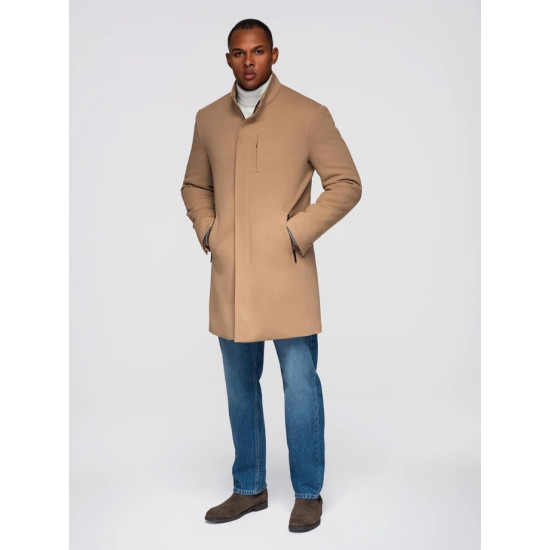 Vyriškas rudas paltas Alpi Striukės