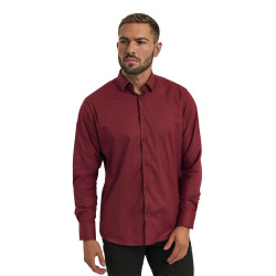 Vyriški bordo spalvos marškiniai Royal