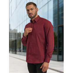 Vyriški bordo spalvos marškiniai Royal