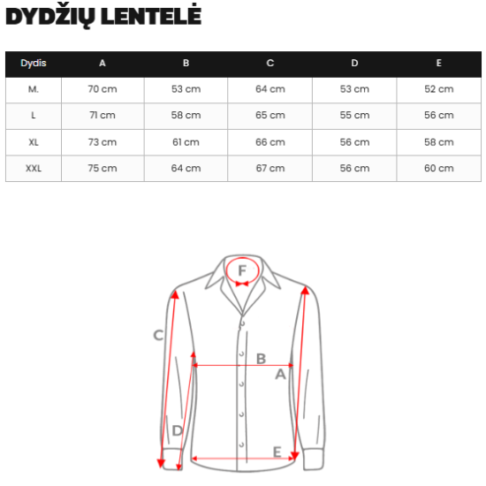 Vyriški tamsiai mėlyni marškiniai Royal Marškiniai