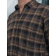 Vīriešu tumši zili brūns rūtains krekls Marino Krekli