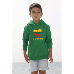Bērnu zaļš džemperis LTU