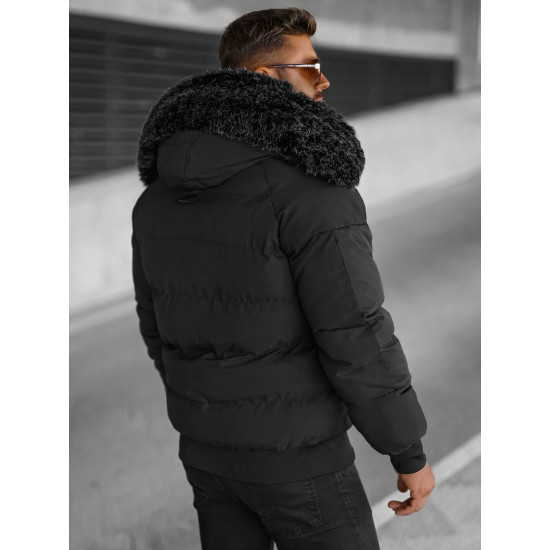 Žieminė juoda vyriška striukė Vitor O/M798Z - Akcija Žieminė juoda vyriška striukė Vitor Striukės