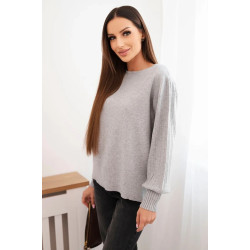 Women's grey sweater Biank