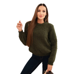 Women's khaki sweater Kaja