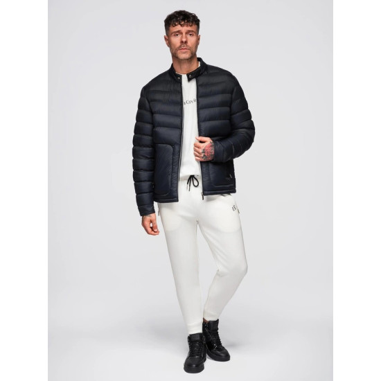 Vyriška juodos spalvos striukė Garin Odinės striukės