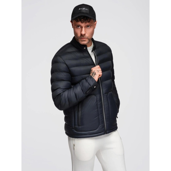 Vyriška juodos spalvos striukė Garin Odinės striukės