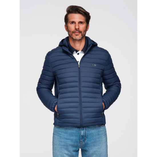 Vyriška tamsiai mėlyna striukė Bond Vyriškos Striukės ir Paltai