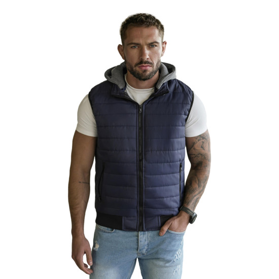 Tumši zila jaka ar kapuci Naron Vestes