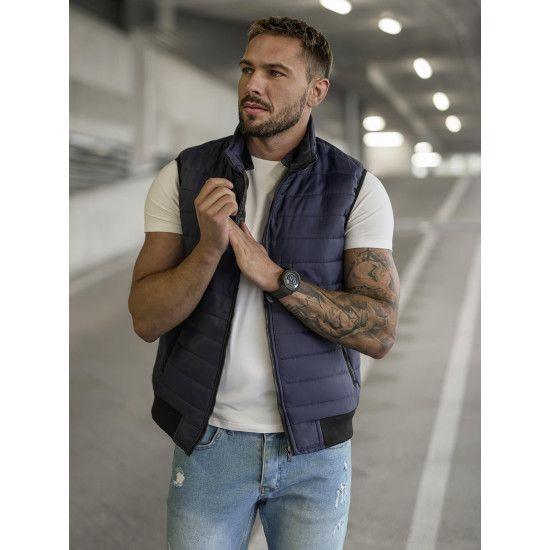 Tumši zila jaka ar kapuci Naron Vestes