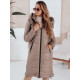 Moteriška ilga tamsiai rusvos spalvos striukė Orvit Moteriškos striukės