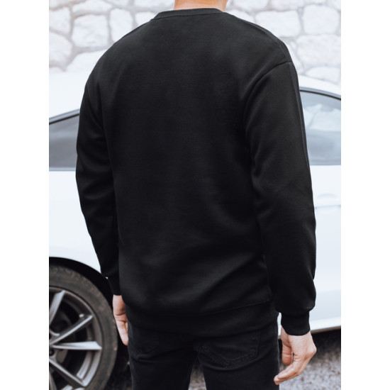 Vyriškas juodas džemperis Medrialife Džemperiai be gobtuvo
