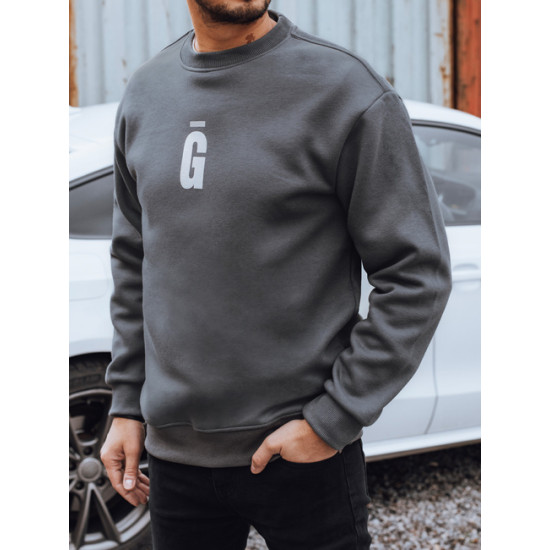 Męska ciemnoszara bluza Gala. Bluzy z napisami