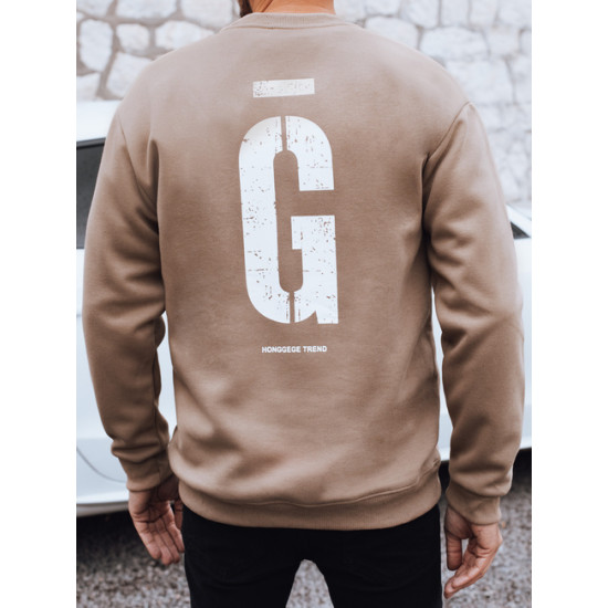 Vyriškas rusvas džemperis Gala Džemperiai su užrašais