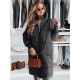 Moteriška oversize juoda striukė Gala Moteriškos striukės
