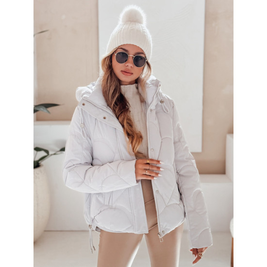 Moteriška žieminė baltos spalvos striukė Silma Moteriškos striukės