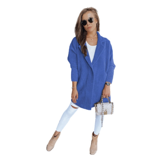 Niebieski płaszcz damski Rita Kurtki damskie