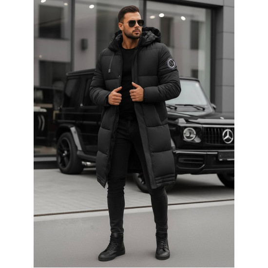 Vyriška juoda žieminė striukė Bruno JS/19M1290/392