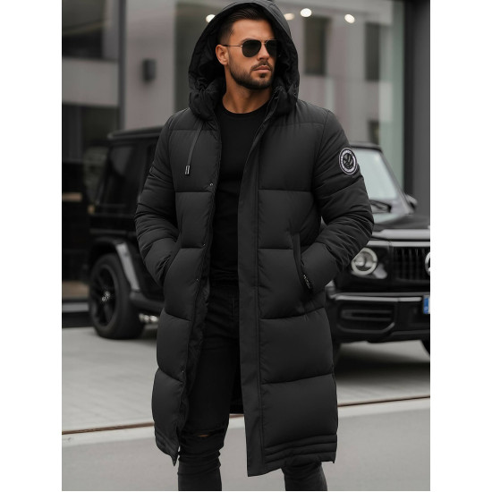 Vyriška juoda žieminė striukė Bruno JS/19M1290/392