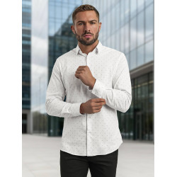 Men's white shirt Royal